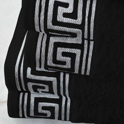 Greek Key Style 100% Egyptian Cotton Towels Sets Bath Sheets Jumbo Sheets Hotel