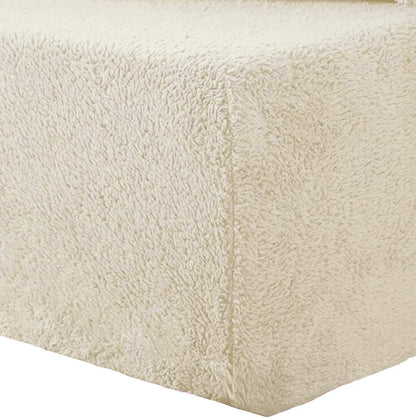 Teddy Fleece Bed Fitted Sheets & Pillowcase Warm Bed Linen Sheet Cuddle Beddings
