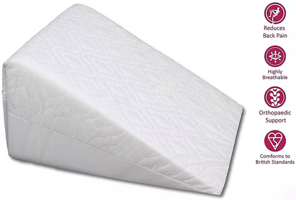 Bed Wedge Pillow Acid Reflux 11 Degree Memory Foam X-Large Bed Big Raised Pillow