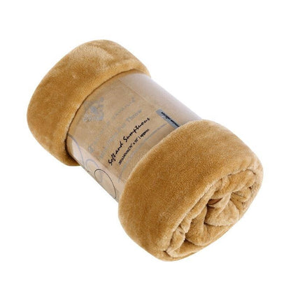 Faux Fur Mink Throw Sofa Bed Soft Plush Large Fleece Cuddle Blanket Warm Bedding