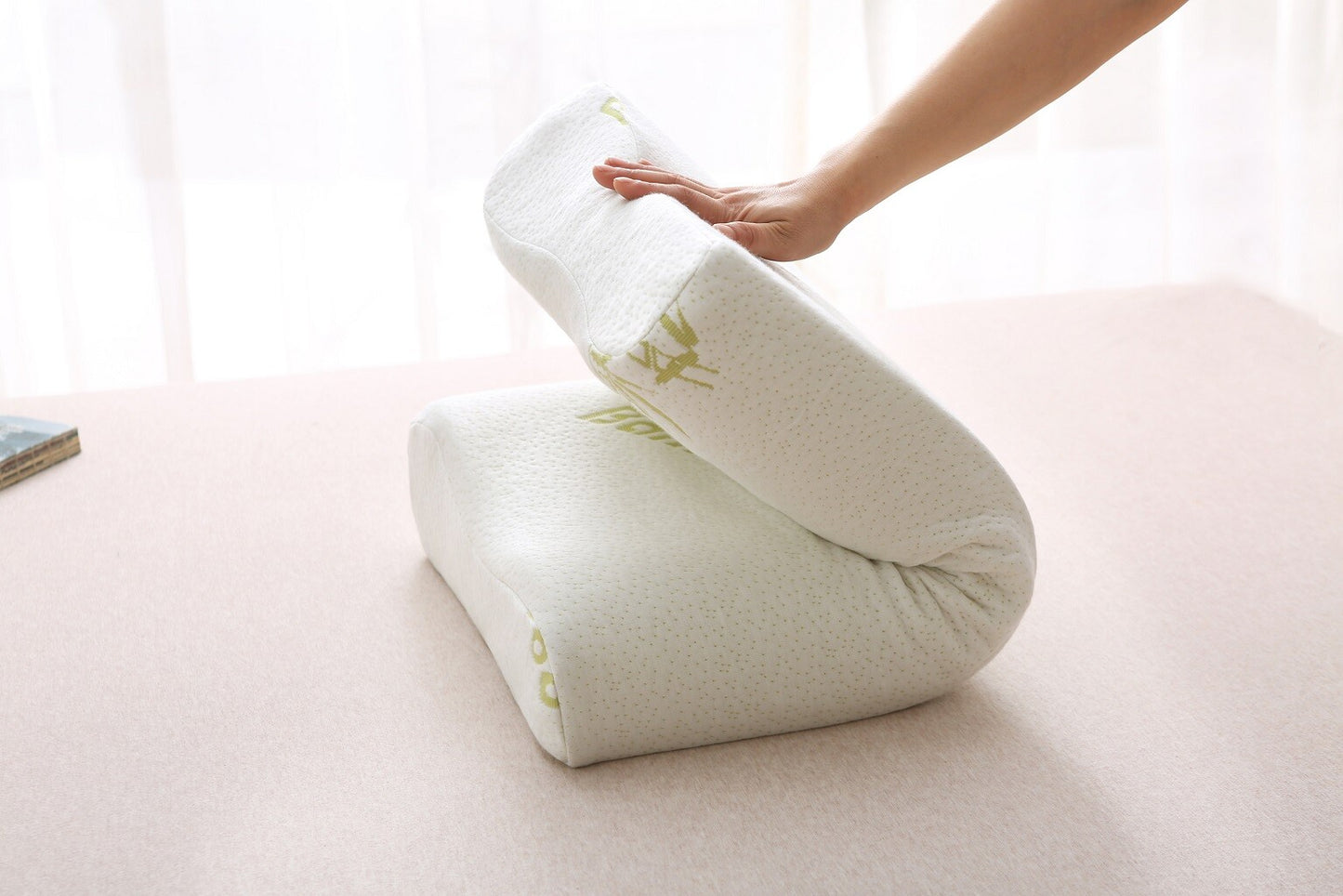 Contour Memory Foam Cervical Support Pillow Neck Pain Relief Sleeping Orthopedic