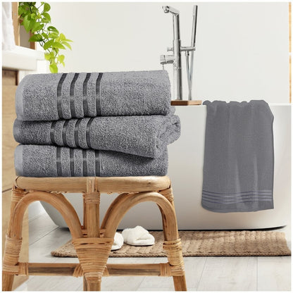 Luxury Hand Towel & Bath Sheet Super Soft 100% Cotton Quickly Dry Estrella Strip