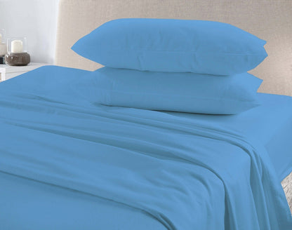 Flannelette 100% Brushed Cotton  Duvet Quilt Cover Bed Set Double King Single