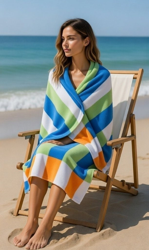Sand Free Beach Towel Extra Large  Summer Holiday Camping Beach  Towel 71x152cm