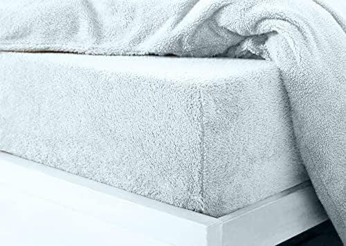 Teddy Fleece Bed Fitted Sheets & Pillowcase Warm Bed Linen Sheet Cuddle Beddings