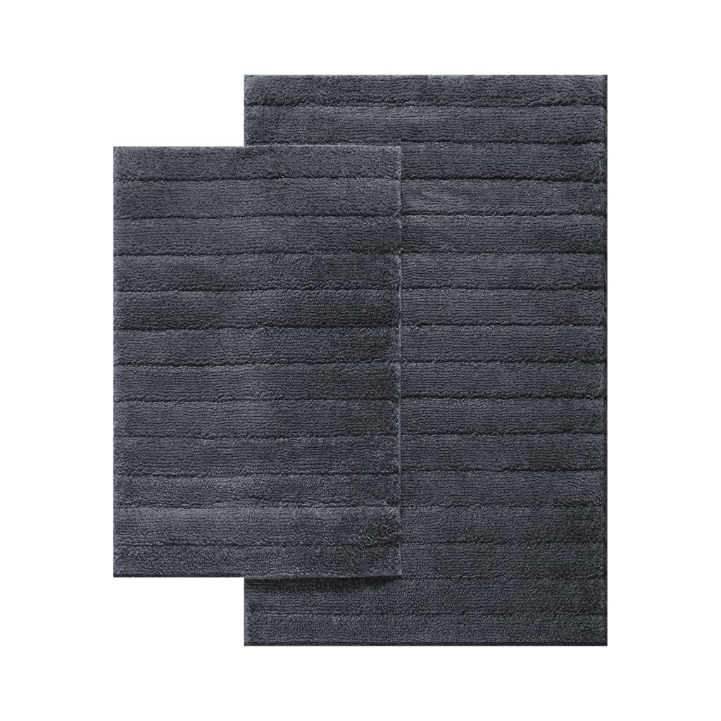 Cleo pedestal mat fitted around a toilet in an en-suite