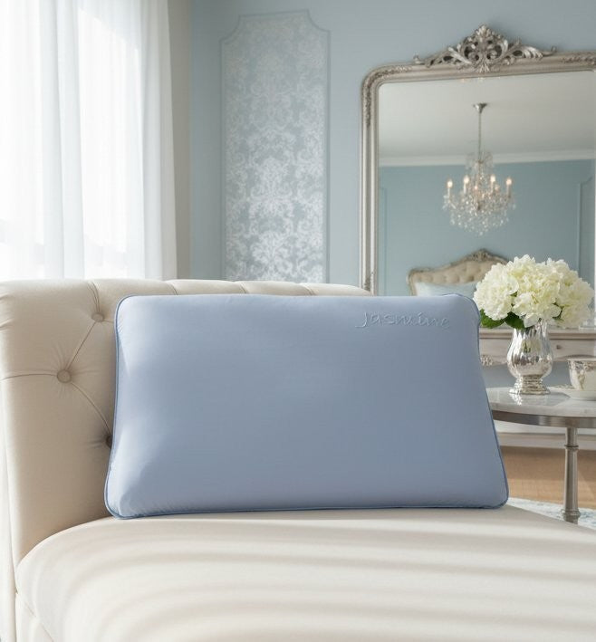 Scented Memory Foam Orthopaedic Pillow Neck Back Support Rose Oud Lavender