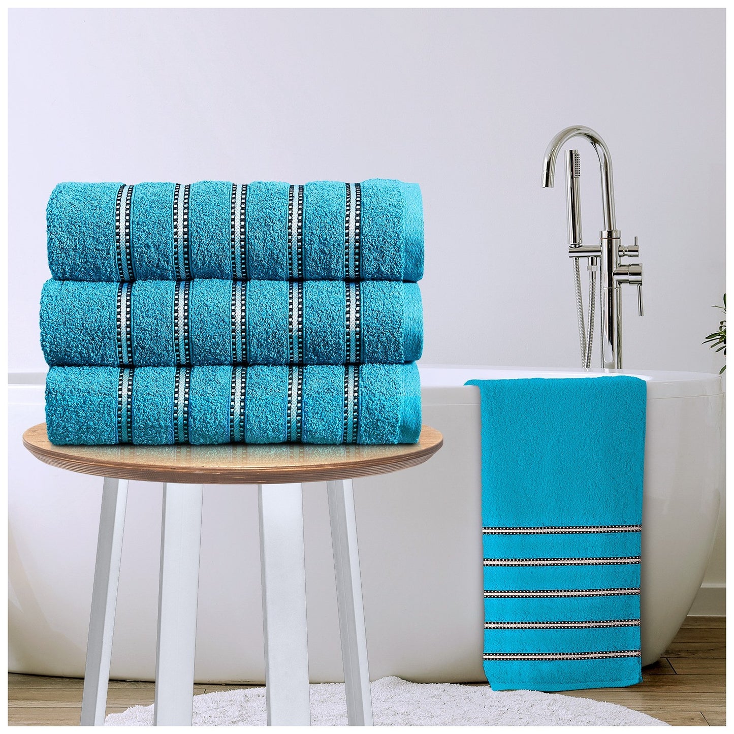 Egyptian Cotton 600 GSM Towels Super Soft Luxury Bath Sheet Face Hand Bath Towel