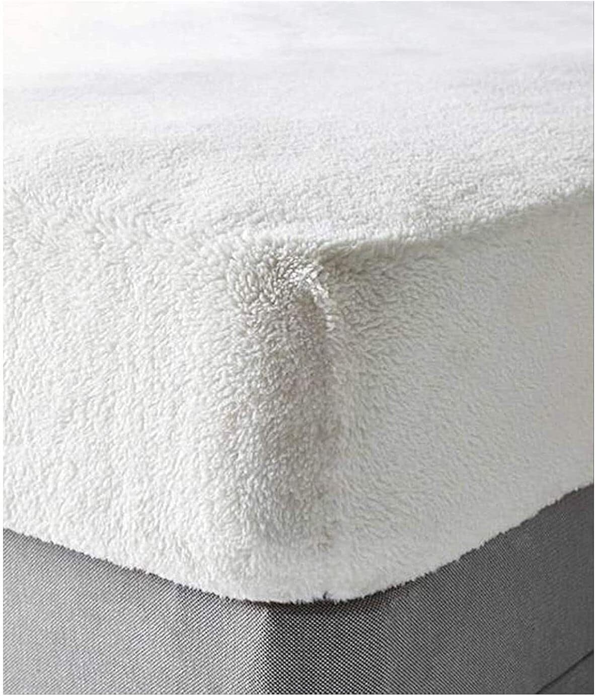 Teddy Fleece Bed Fitted Sheets & Pillowcase Warm Bed Linen Sheet Cuddle Beddings