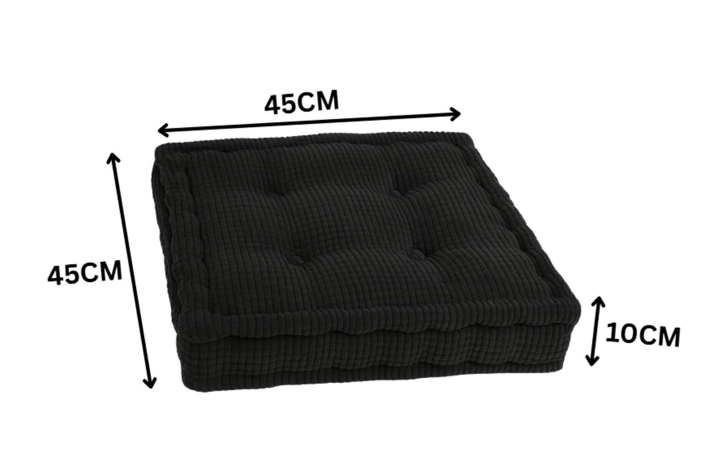 Booster Seat Cushion 45x45x10cm Plush Fleece Chair Height Raiser Support Comfort