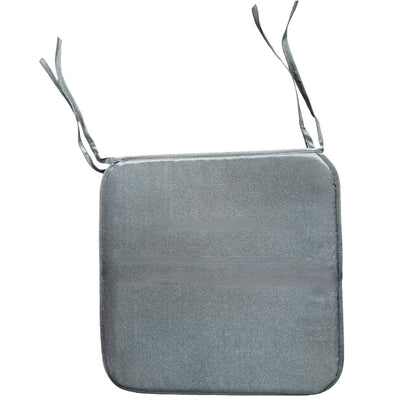 4X Chair Seat Pads Cushions Tie on Dining Chair Cushion for Garden Kitchen Patio