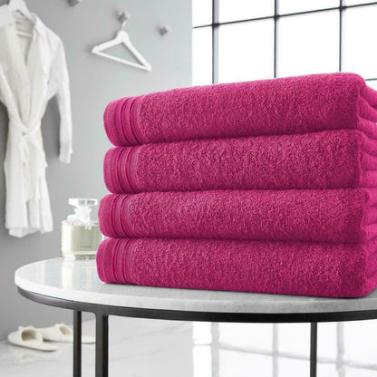 4pc Towel Bale Set Luxury Egyptian Combed Cotton Bath Hand Face Bathroom Towels