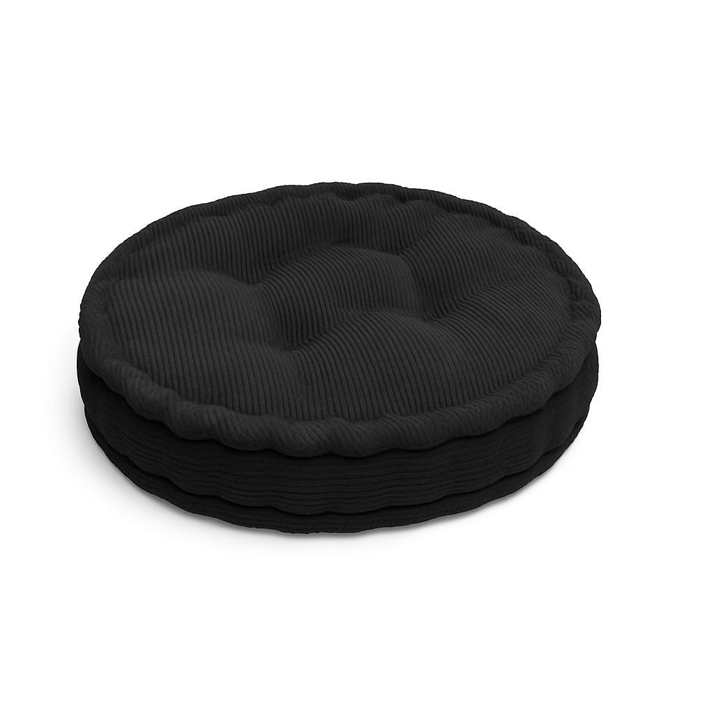 Rounded 10cm Thick padded seat cushion garden dining chair pad indoor outdoor boosters