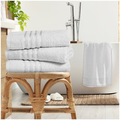 Luxury Hand Towel & Bath Sheet Super Soft 100% Cotton Quickly Dry Estrella Strip
