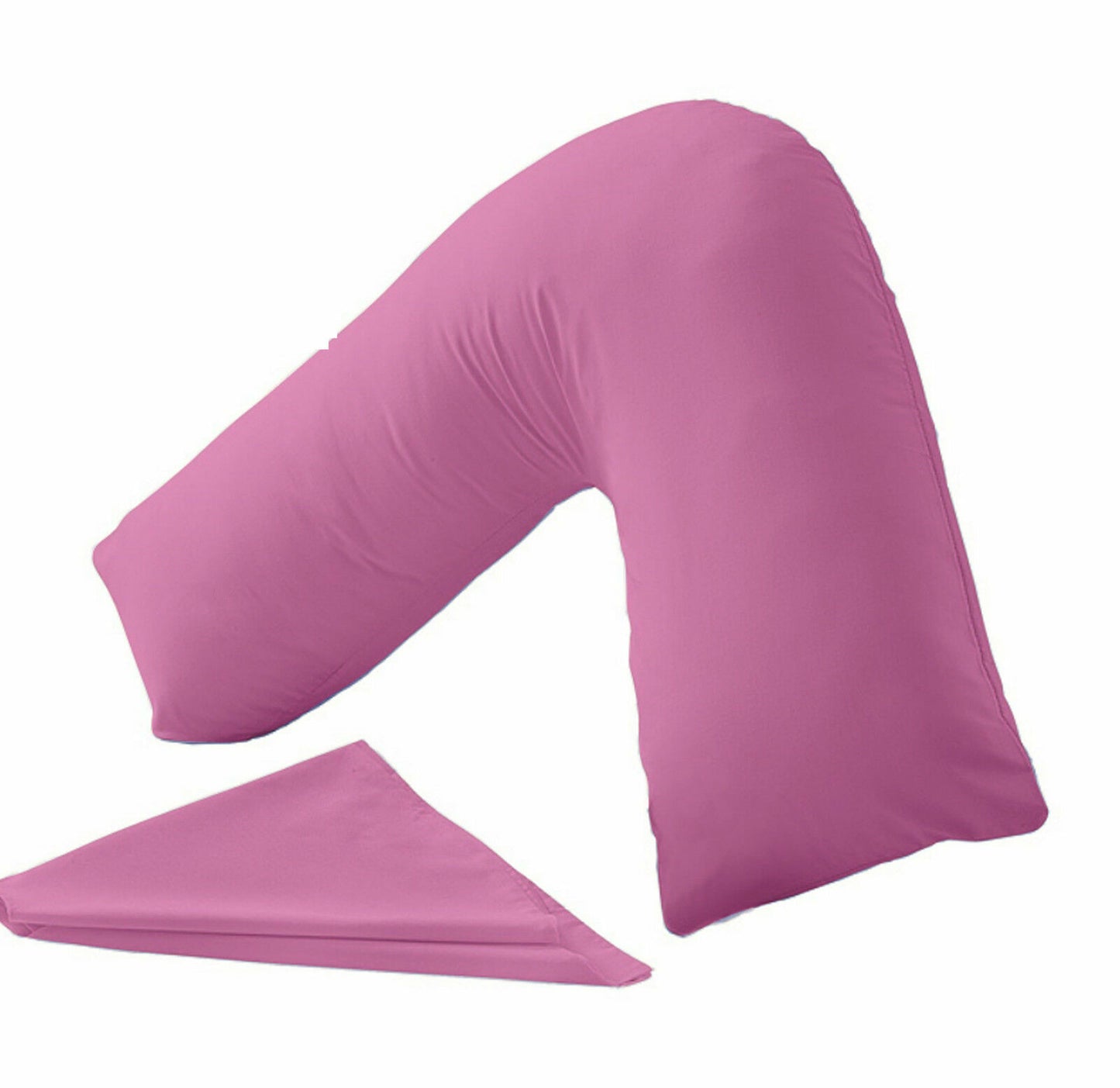 V Shaped Pillow and Case Cover Orthopedic V-Neck Nursing Pregnancy Baby Support
