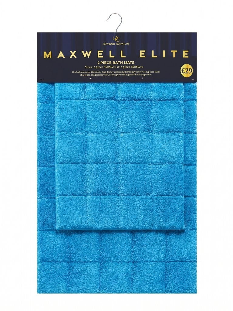 MaxWell bath mat set colour range in six shades