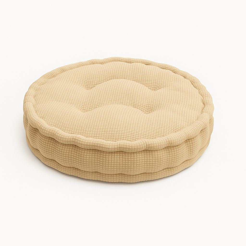 Rounded 10cm Thick padded seat cushion garden dining chair pad indoor outdoor boosters