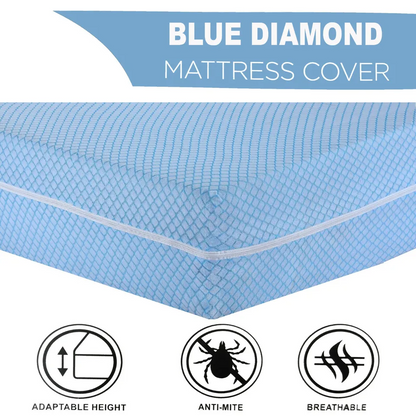Zipped Mattress Cover Protector ANTI BED BUG Total Encasement Double & King Size