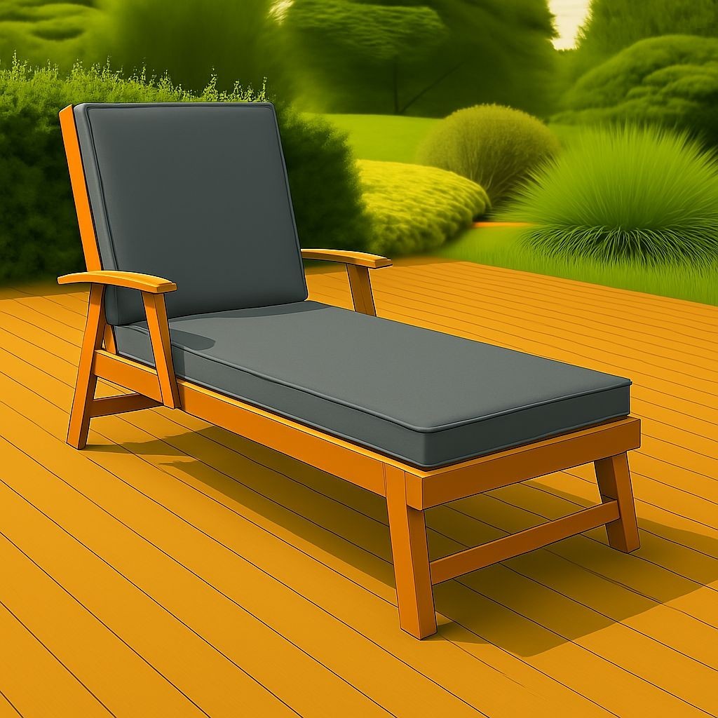 Mat For Reclining Sun Lounger Garden Folding Chair Bed Recliner Beach Camping