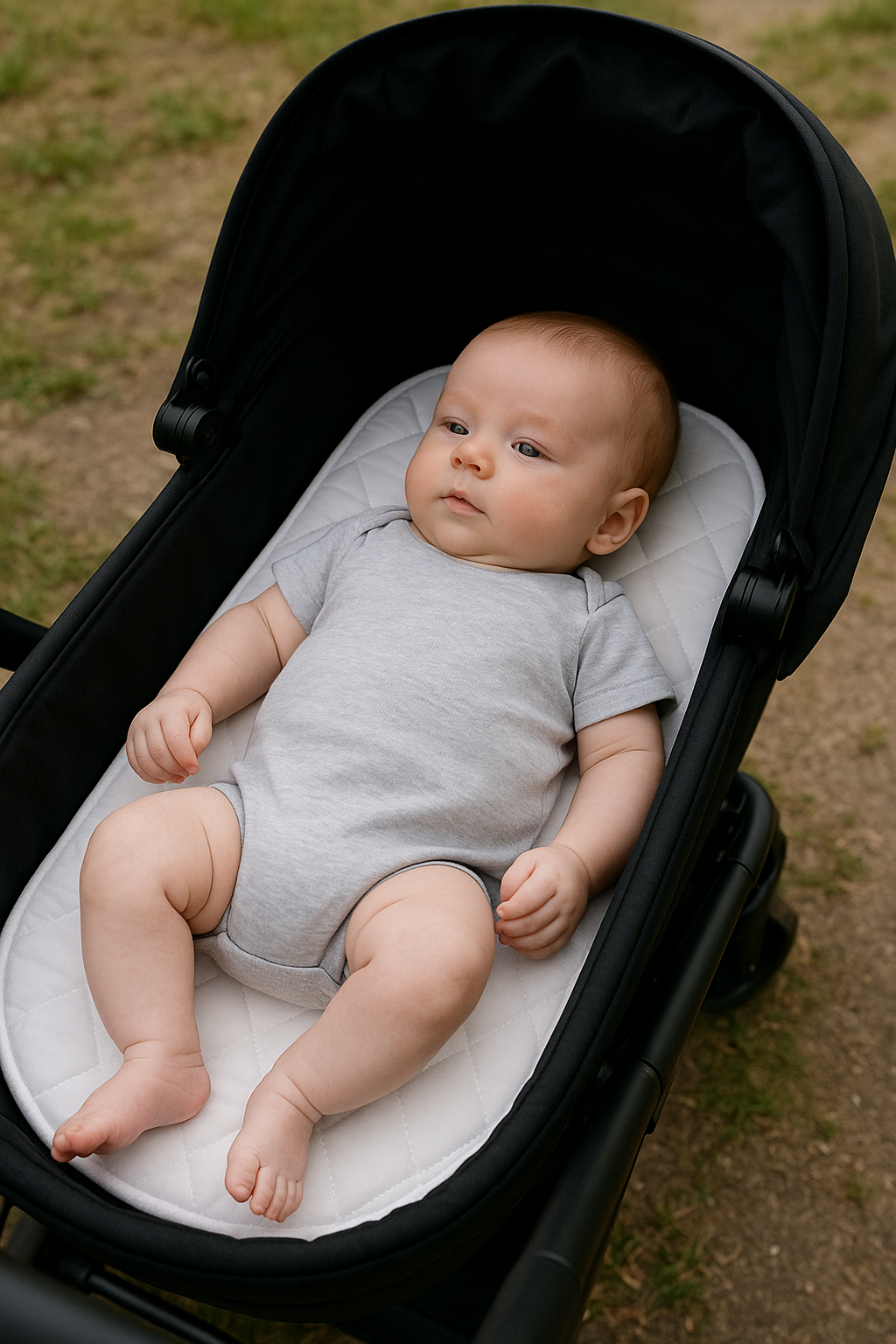 Baby Moses Basket Mattress Breathable Soft Extra Thick all Size Made in UK