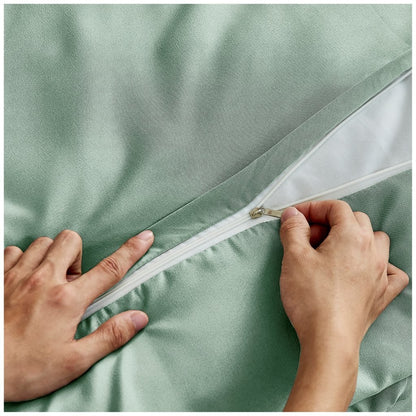 Seersucker Newry Duvet Quilt Cover Pillow Case Bedding Bed Set 5 Colours