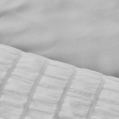 Seersucker Duvet Cover Set Soft Breathable Bedding Quilt Cover Pillowcase