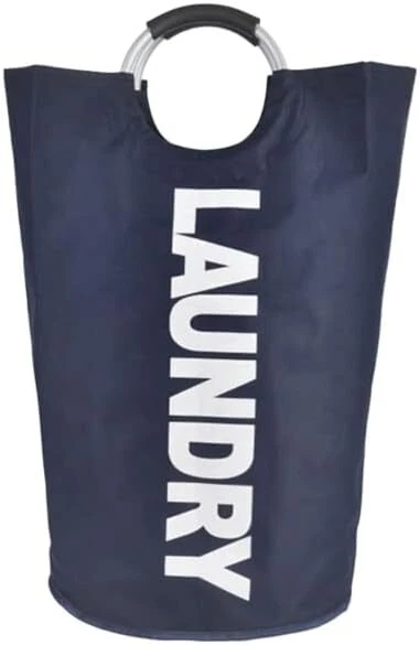 82L Foldable Fabric Laundry Basket Collapsible Clothes Hamper Bag Washing Bin