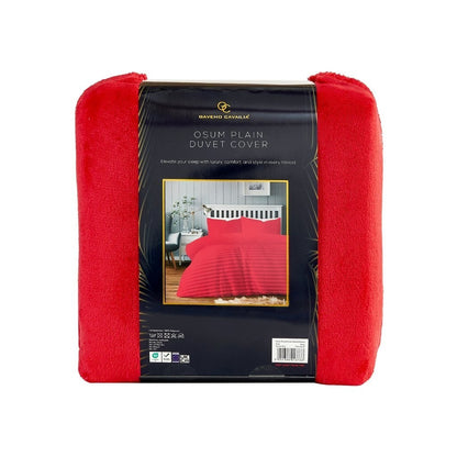 Fleece Osum Ribbed Duvet Quilt Covers Pillowcase Thermal Teddy Bear Bedding Set