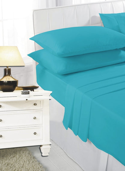 2 x Pillow Case Luxury Fine Poly cotton Housewife Pair Pack Pillows Cover Cases