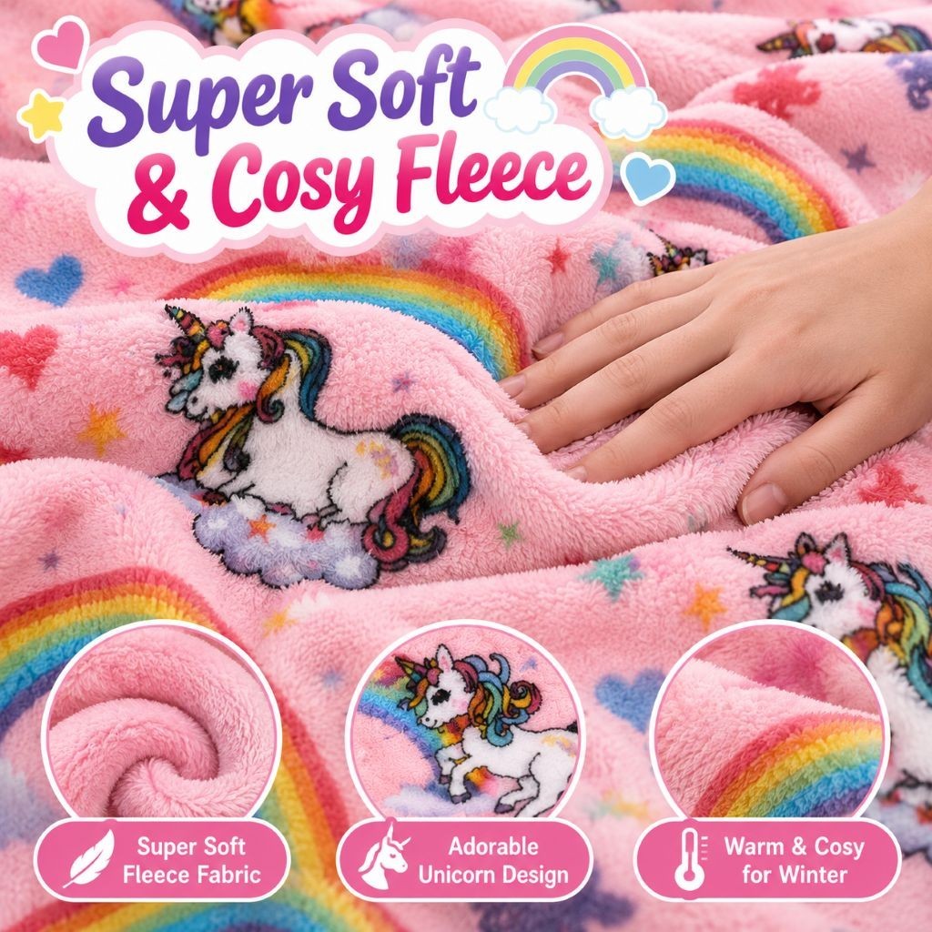 Kids' bedroom refreshed with soft teddy fleece duvet cover set from Nimora Home