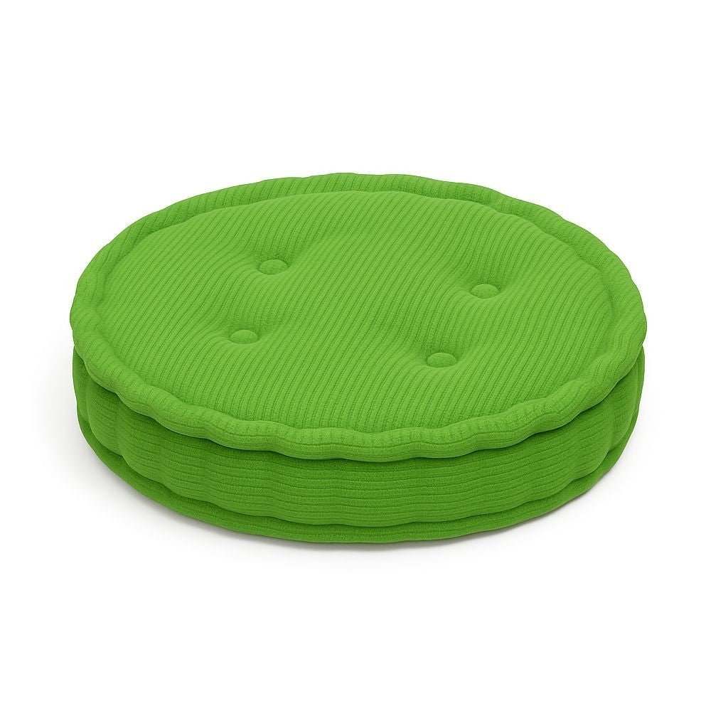 Rounded 10cm Thick padded seat cushion garden dining chair pad indoor outdoor boosters