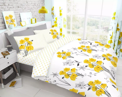 Floral Poppy Bedding Duvet Cover Quilt Set Pillow Cover Single Double King Sizes