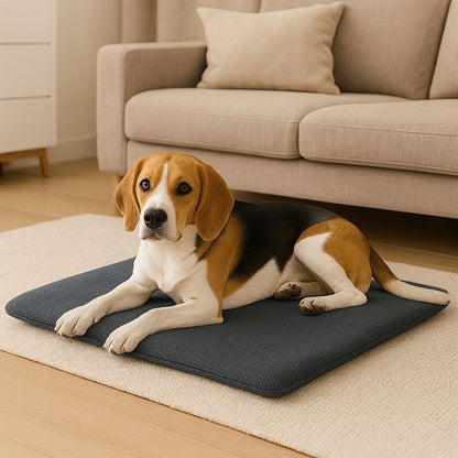 Large Dog Cat Pet Mat Bed 70x95cm Non-Slip Washable Fleece Puppy Travel Pad Soft