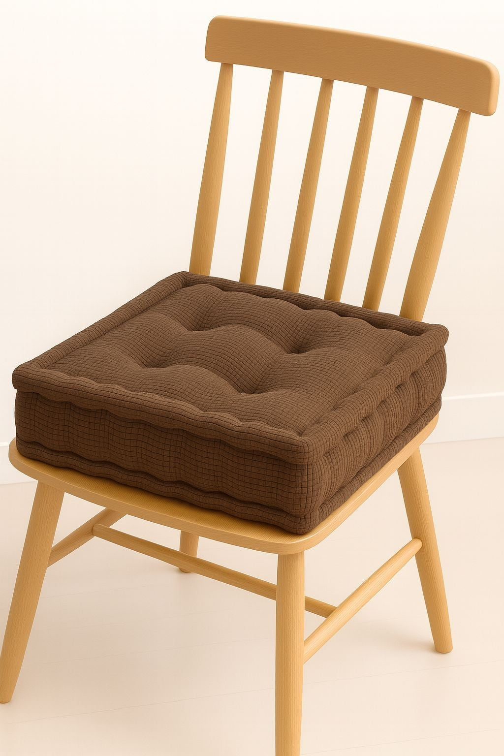 Booster Seat Cushion 45x45x10cm Plush Fleece Chair Height Raiser Support Comfort