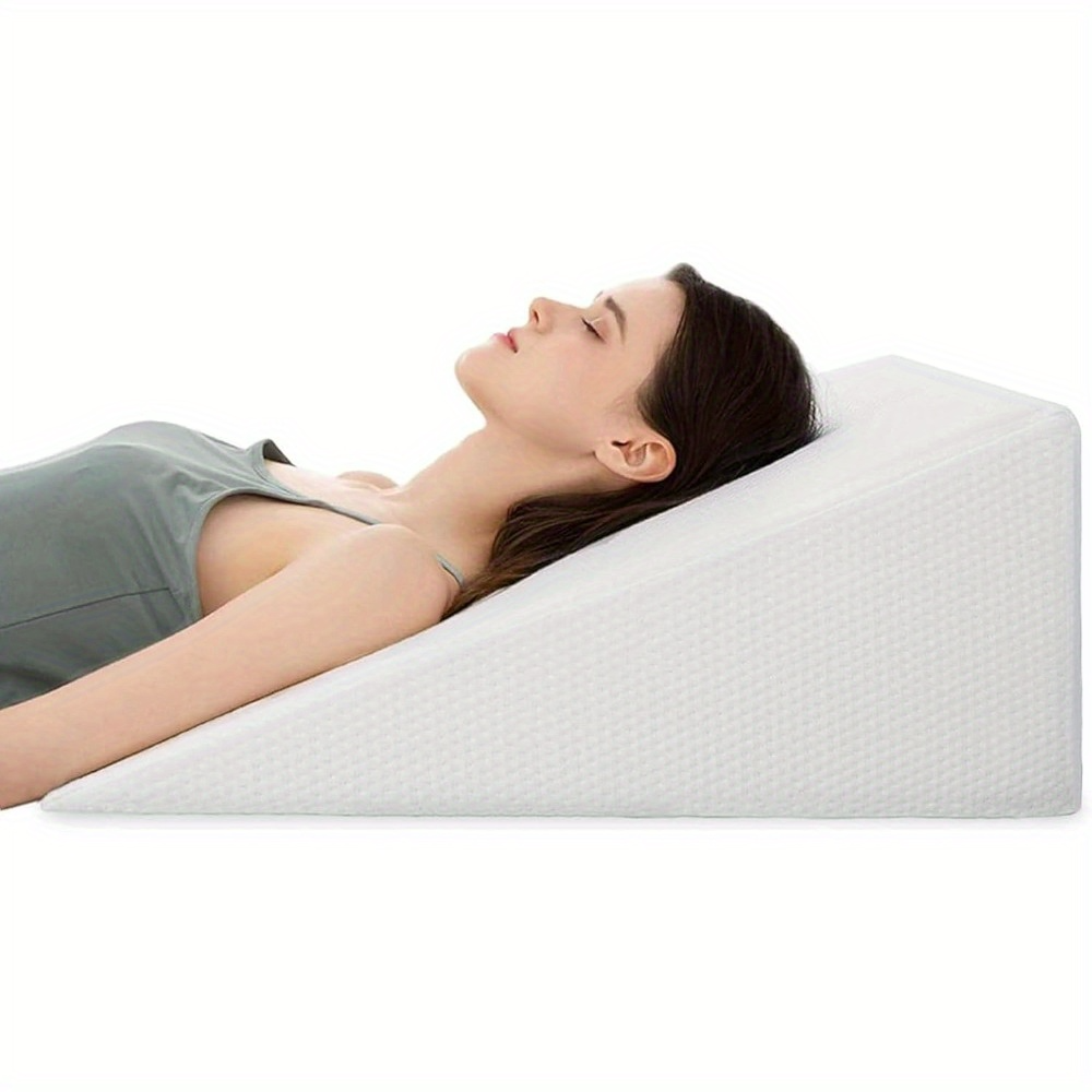 Bed Wedge Pillow Acid Reflux 11 Degree Memory Foam X-Large Bed Big Raised Pillow