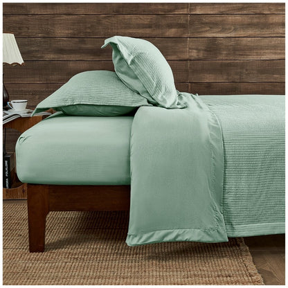 Seersucker Newry Duvet Quilt Cover Pillow Case Bedding Bed Set 5 Colours
