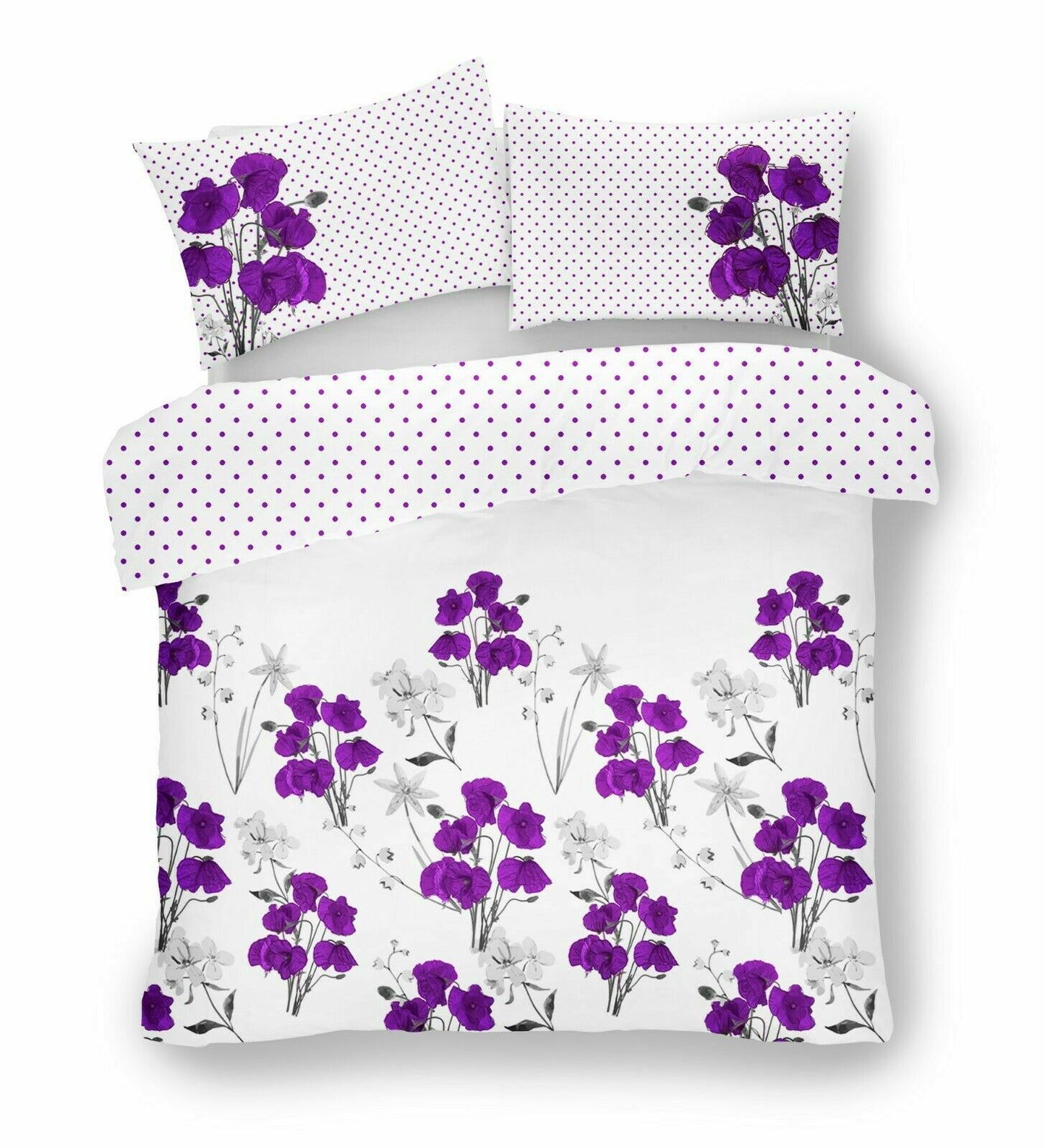 Floral Poppy Bedding Duvet Cover Quilt Set Pillow Cover Single Double King Sizes