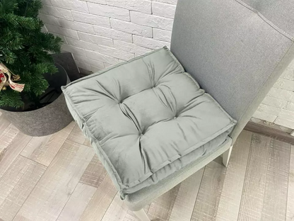 Booster Seat Cushion Pad Velvet Thick Floor Armchair Kitchen Garden Adult Indoor