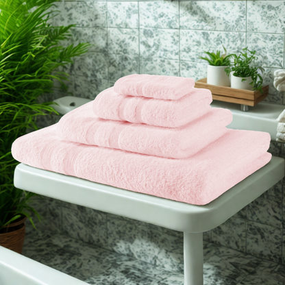 4Pcs Bale Egyptian Cotton Super soft 500 GSM Face Towels Hand Bath Towel Bath Sheet