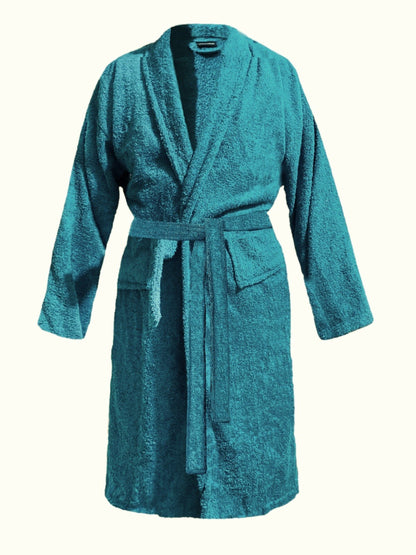 TERRY TOWEL BATH ROBE UNISEX LUXURY SOFT EGYPTIAN COTTON TOWELLING DRESSING GOWN