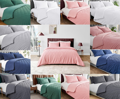Luxury Geometric Bedding Duvet Quilt Cover Bedding Set Single Double King Size