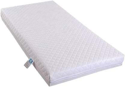 Cot Bed Mattress Breathable Toddler Crib Mattress Quilted Foam Water Resistance