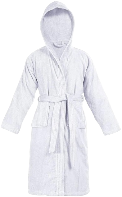 Cotton Hooded Thick Bathrobe Towelling Mens & Ladies Bath Robe Dressing Gown