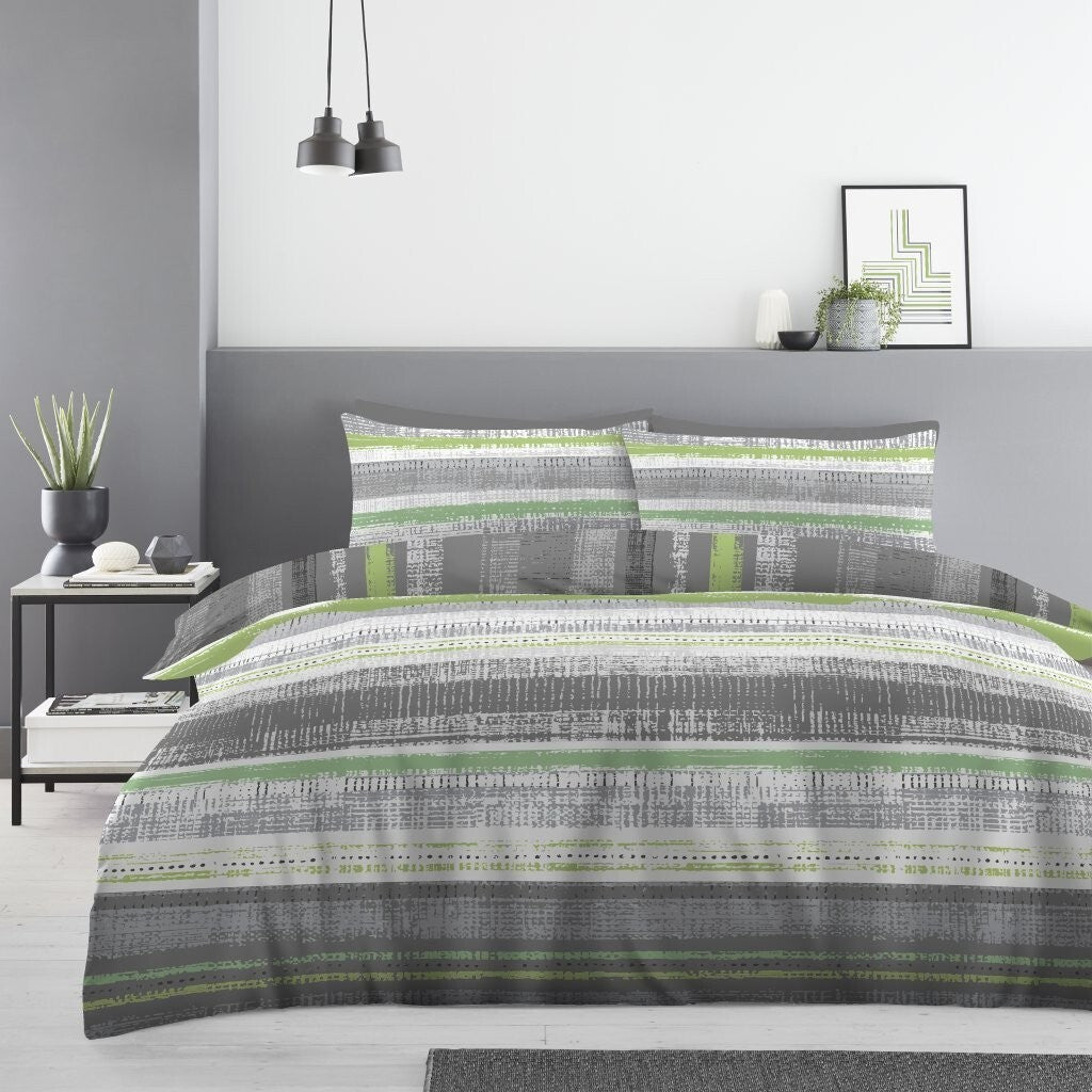 4 Pcs Complete Duvet Cover Set With Matching Bed Sheet & Pillowcases Double King