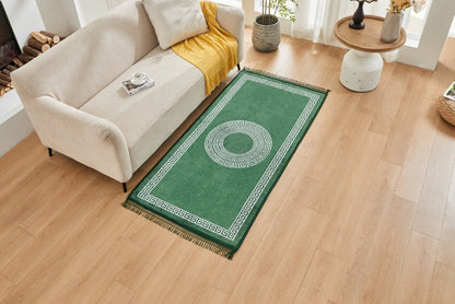 Greek Long Hallway Runner Rug Non Slip Bedroom Carpet Washable Kitchen Floor Mat