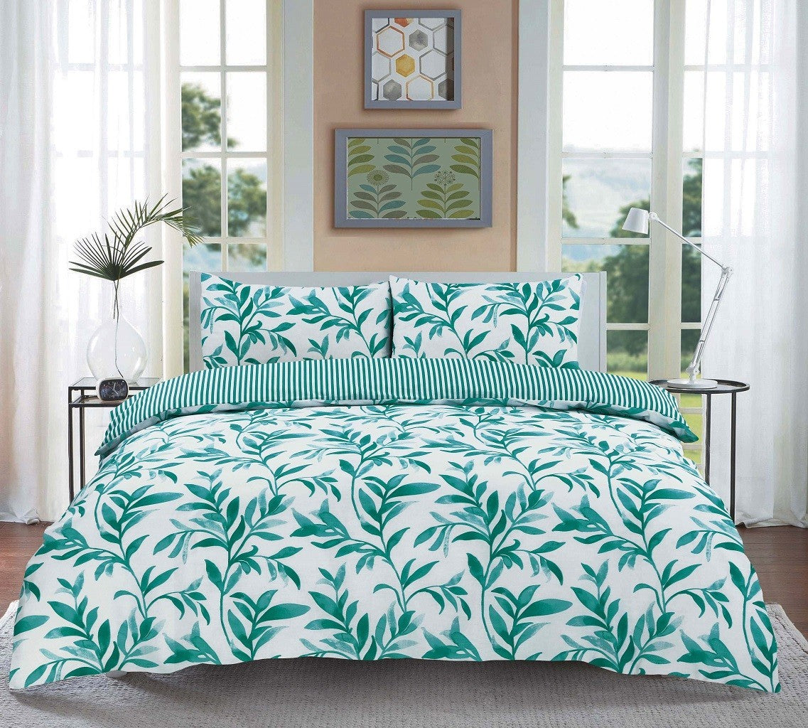 REVERSABEL PRINTED DUVET COVER QUILT COVER SET WITH PILLOW CASES ELLIE NZ