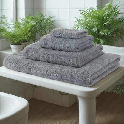 4Pcs Bale Egyptian Cotton Super soft 500 GSM Face Towels Hand Bath Towel Bath Sheet