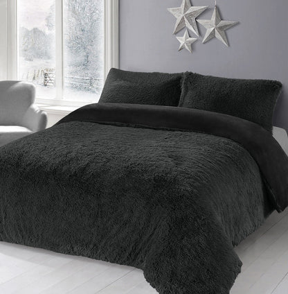 Cuddles Hug & Snug Duvet Cover Set With Pillowcase Bedding Cosy & Warm UK Bed