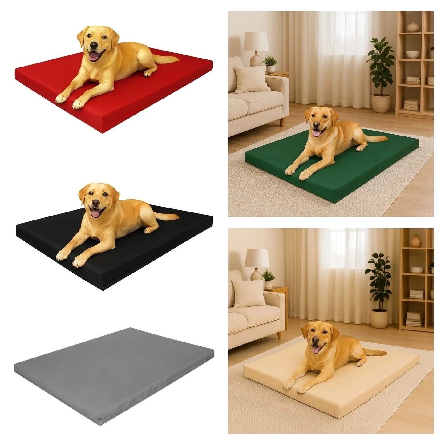 Waterproof Pet Cushion 70cm x 95+5cm Hygienic Dog Mat Bed for Cage, Car & Travel