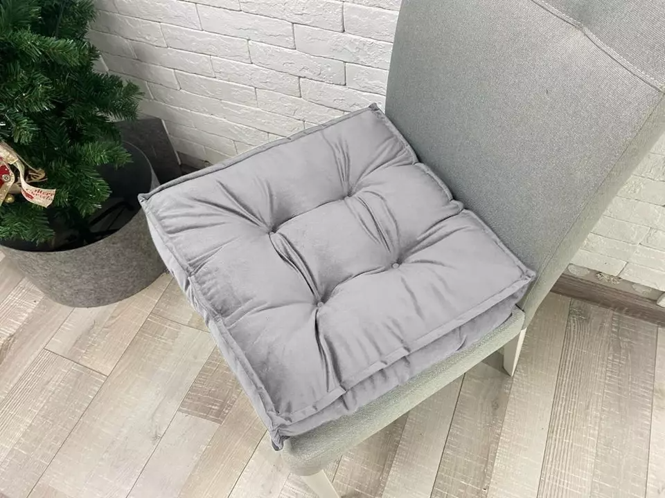 Booster Seat Cushion Pad Velvet Thick Floor Armchair Kitchen Garden Adult Indoor